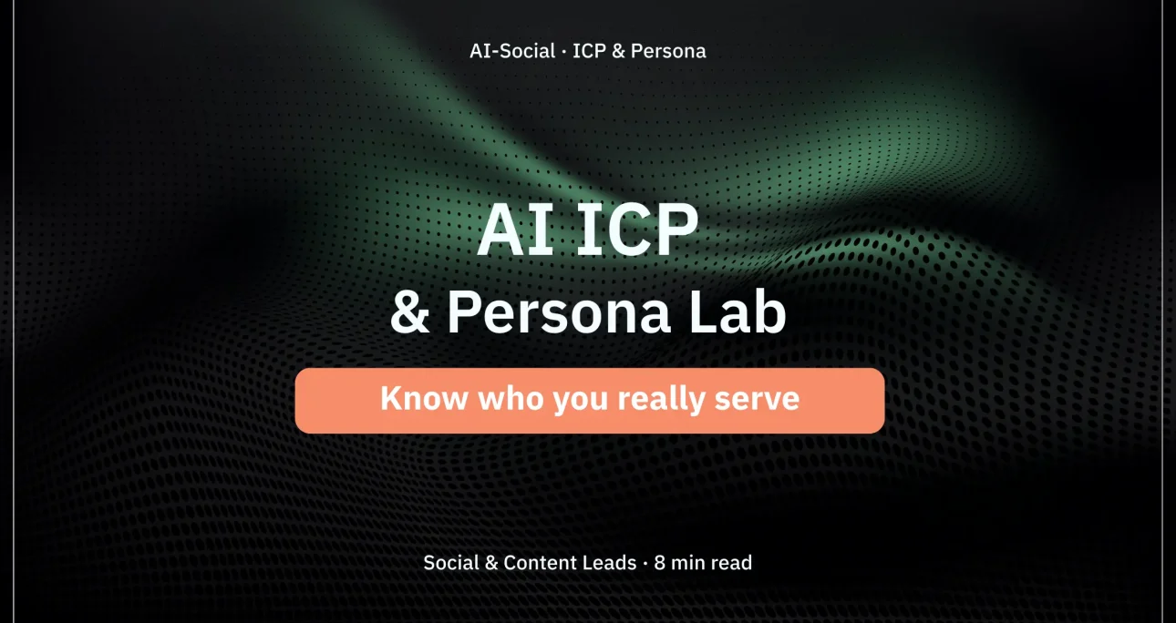 AI ICP & Persona Lab: Using AI to define ideal customers for Thai brands in 2026