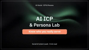 AI ICP and Persona Lab 2026 cover for social and content leads