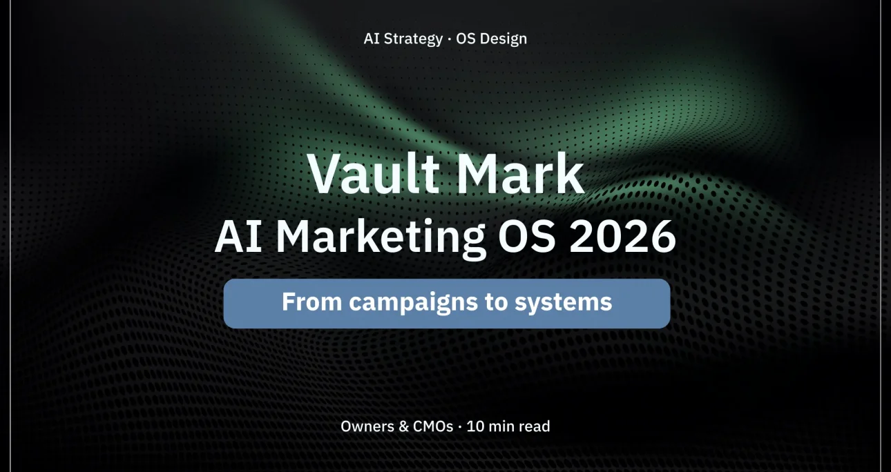 Vault Mark AI Marketing OS 2026: โครงระบบการตลาดด้วย AI สำหรับแบรนด์ไทย