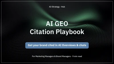 AI Generative Engine Optimization (GEO): Getting brands cited in AI Overviews & chats