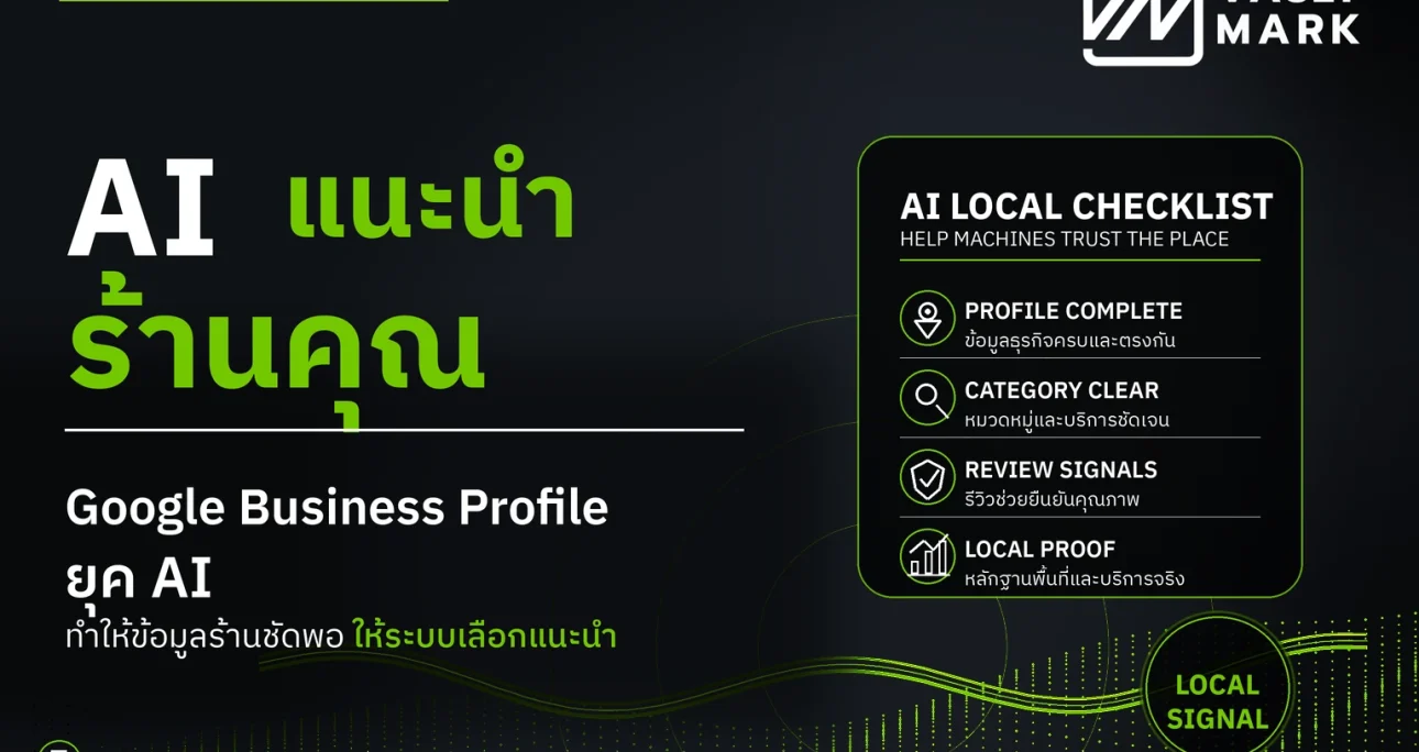 Google Business Profile ยุค AI: ทำอย่างไรให้ AI แนะนำร้านคุณ