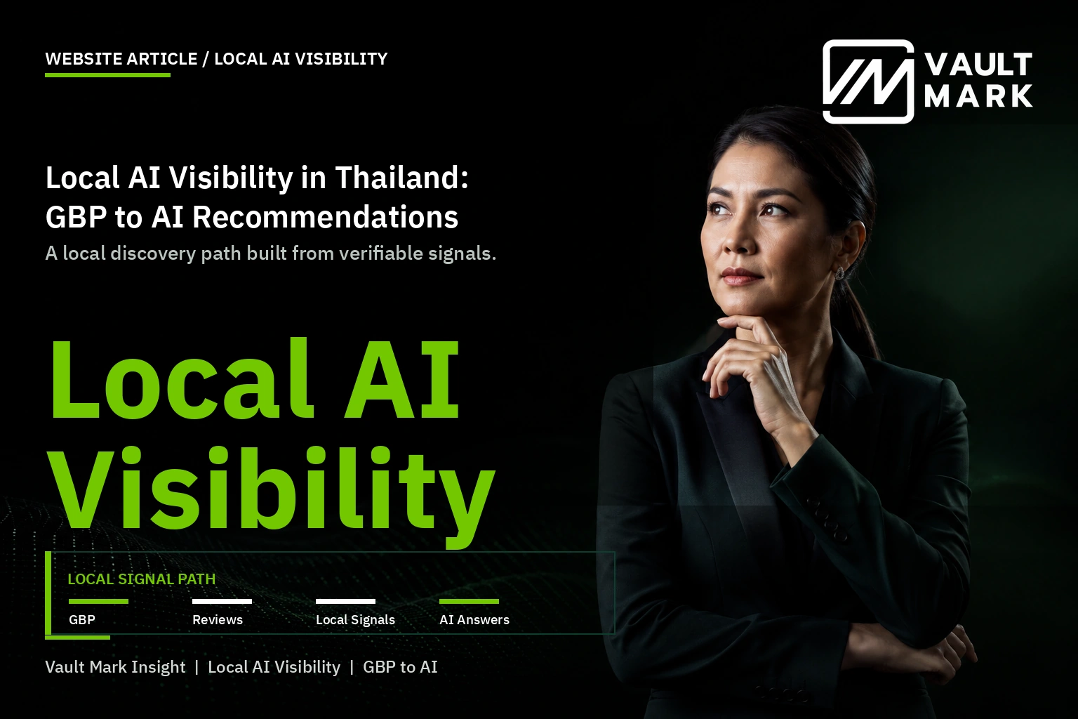 A Thai business owner compares branch information across a map, location page, reviews and a readiness matrix before deciding what to fix